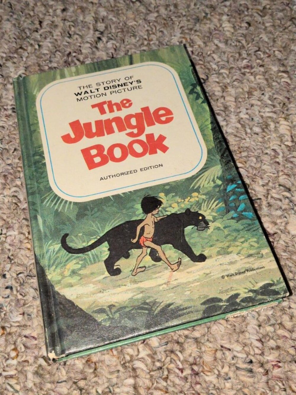 The Jungle Book, Walt Disney authorized edition, 1967; great collectors piece